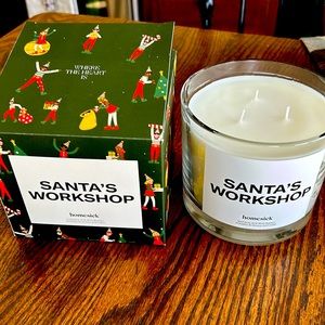 Homesick 3 wick candle. Santa’s Workshop 26ounce